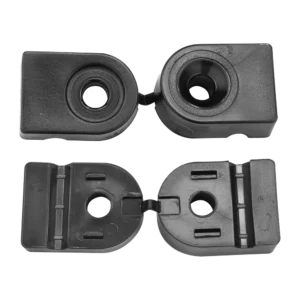MORSETTO IN NYLON PER FISSAGGIO RETI MODULARI PER RECINZIONI CON FILO Ø 5 MM. CON FORO TONDO